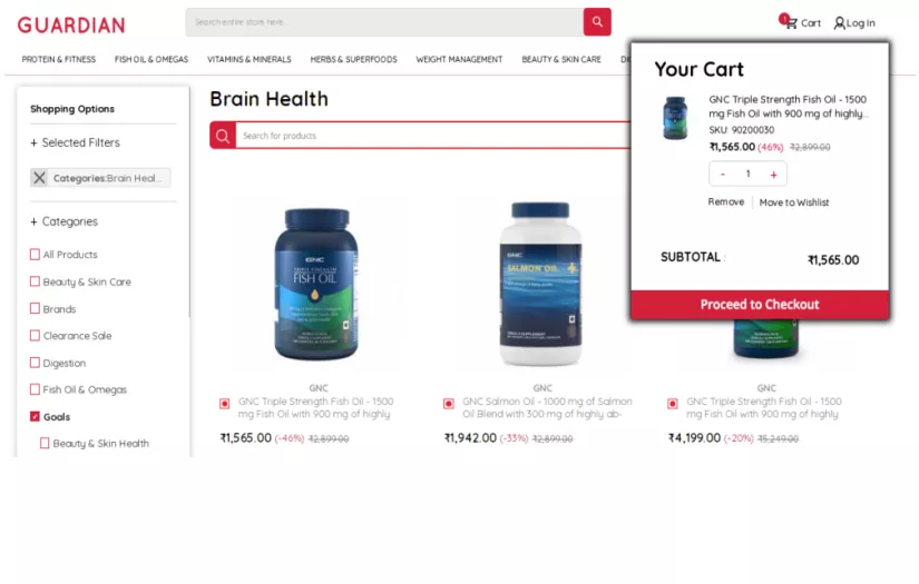 GNC (India) screenshot 1